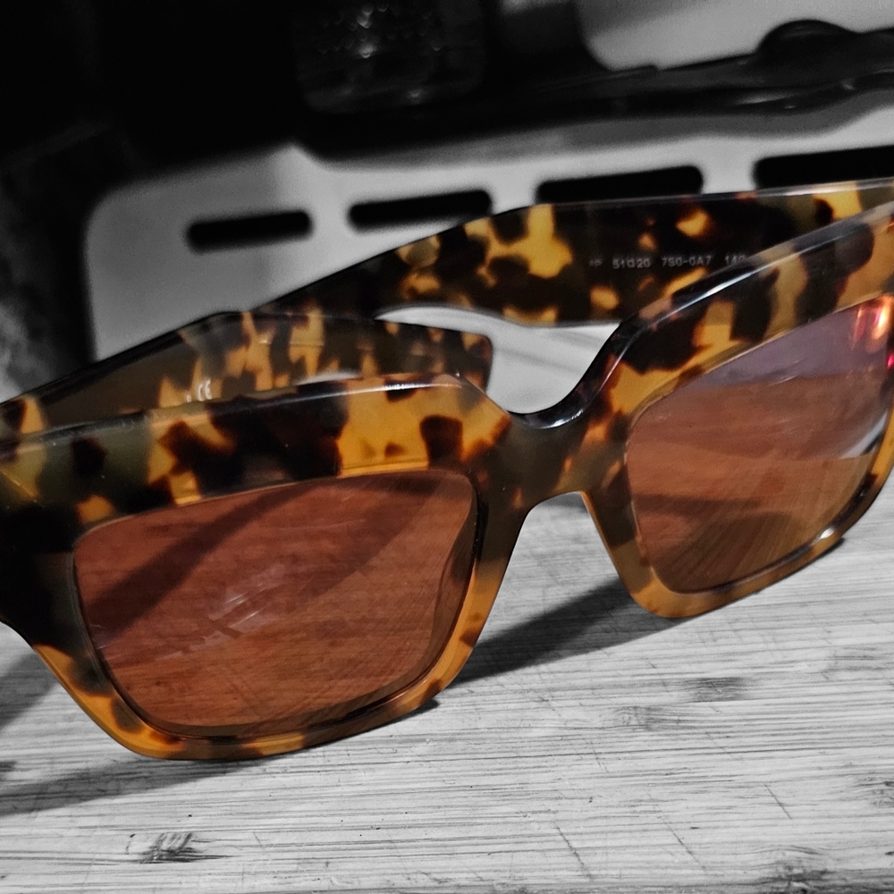 Prada SPR 28P Brown Tortoise Sunglasses